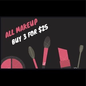 Makeup for sale 3 for $25